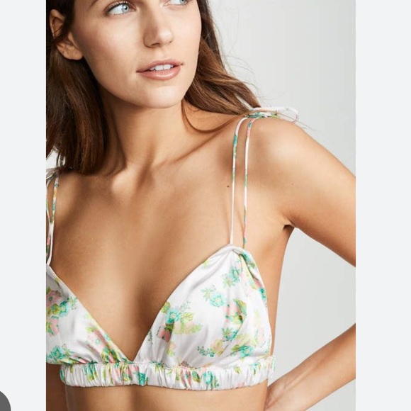 NWT for love and lemons eden triangle bra garden sizes s and medium - Picture 1 of 1
